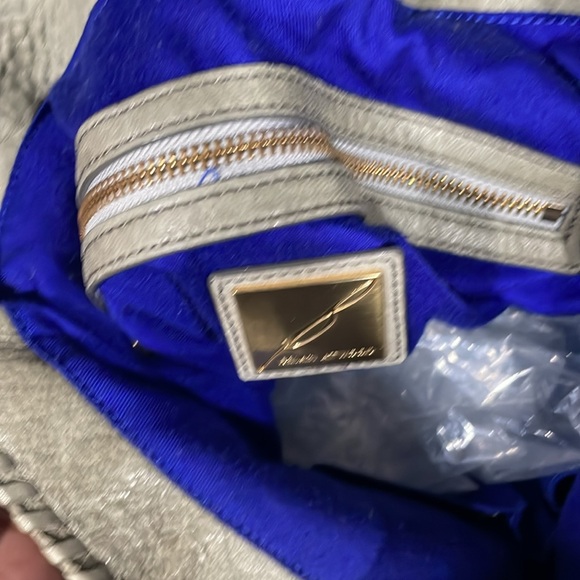 BRIAN ATWOOD Olive Green Pebbled leather Laser Cut Drawstring Bucket Bag - Picture 10 of 14